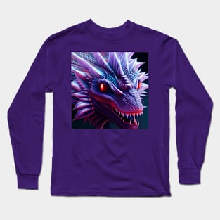 Crystal Dragon Series #20: Amethyst Vile Long Sleeve T-Shirt